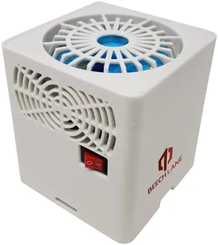 Beech Lane RV Fridge Fan, Patented, High Power 3,000 RPM Motor, Easy On and Off Switch, Multiple Side Vents Increase Airflow, Durable Construction, Helps Circulate Refrigerator Air (Natural)
