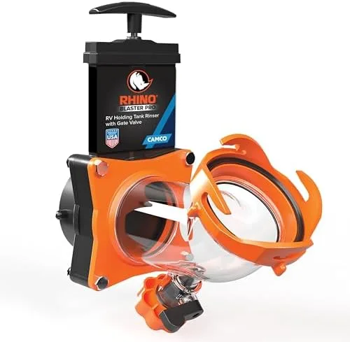Camco RhinoBlaster RV Tank Rinser w/Gate Valve