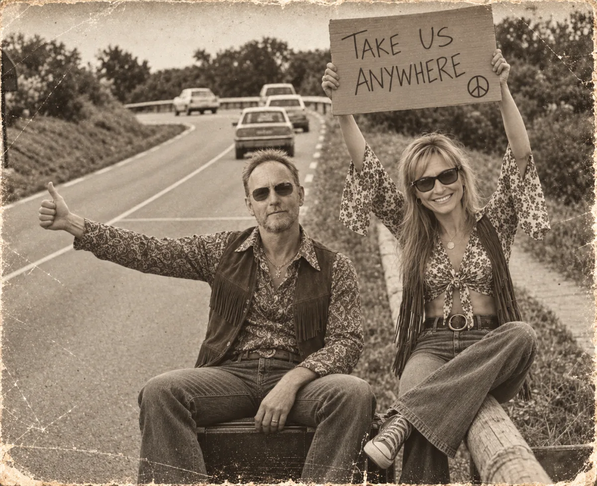 RV travel & miles together