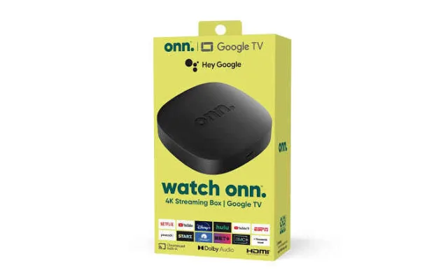 ONN Android TV 4K UHD Streaming Device